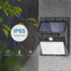 Solar Light PIR Motion Sensor Wall Lights Waterproof Outdoor Wireless Solar Powered Street Light Garden Decor - Image 2