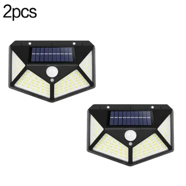 New Exquisite Set of 100 Stunning, Beautiful Waterproof Solar Powered Outdoor Wall Lights with Motion Sensor to Light up your Ga - Image 9