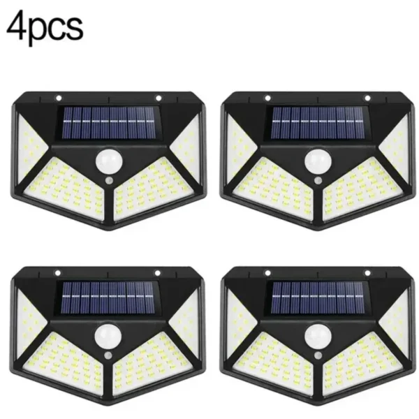 New Exquisite Set of 100 Stunning, Beautiful Waterproof Solar Powered Outdoor Wall Lights with Motion Sensor to Light up your Ga - Image 8