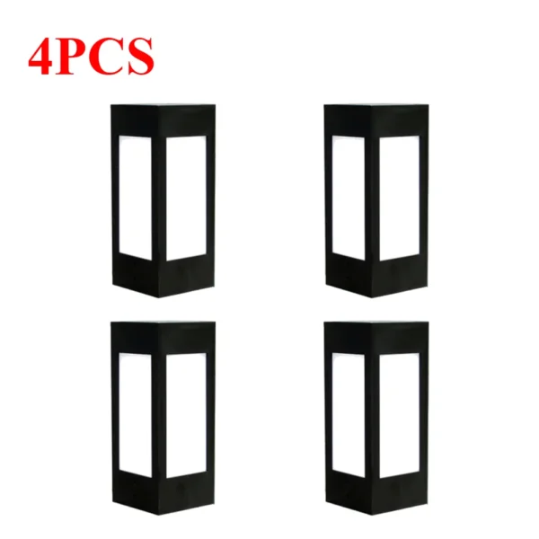 1-4PCS Solar Fence Post LED Cap Light Waterproof Outdoor Garden Yard Pool Lamp Square Lights Garden Street Lamp Decor - Image 8