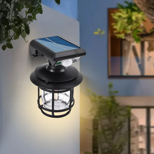 Outdoor Solar Light Motion Sensor Waterproof Garden Security Wall Light Motion Intelligent Sensor Light for Patio Villa Yard - Image 2