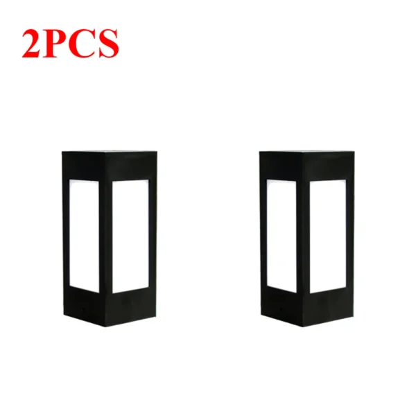 1-4PCS Solar Fence Post LED Cap Light Waterproof Outdoor Garden Yard Pool Lamp Square Lights Garden Street Lamp Decor - Image 9