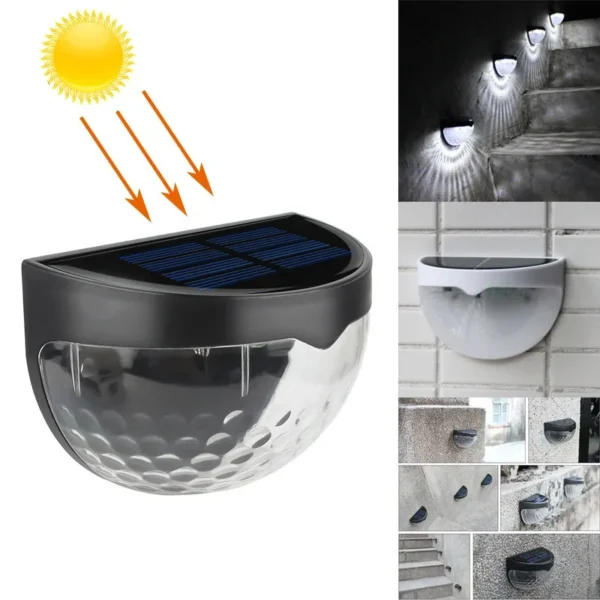 Solar Fence Wall Light Induction Courtyard Decor Energy-saving Street Light - Image 2