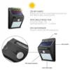 Solar Light PIR Motion Sensor Wall Lights Waterproof Outdoor Wireless Solar Powered Street Light Garden Decor - Image 3