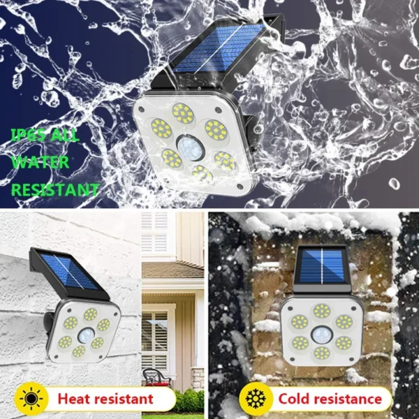 Outdoor Solar Lights for Garden 54 COB Solar Light Balcony Home Camping Exterior Decoration Motion Sensor Waterproof Wall Lamp - Image 5